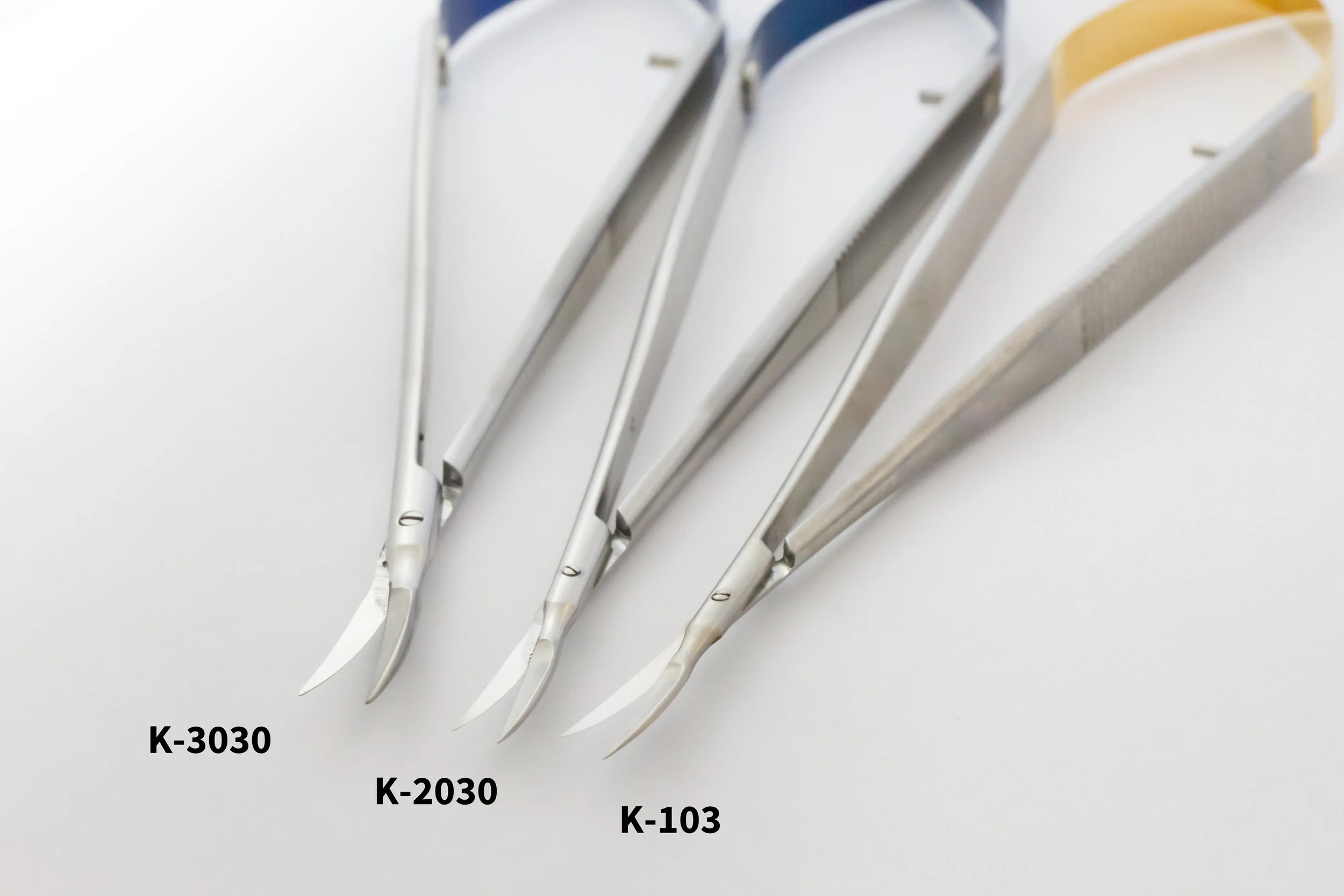 Microscissors, Straight, Serrated Mini Blade — TAKAYAMA Instrument